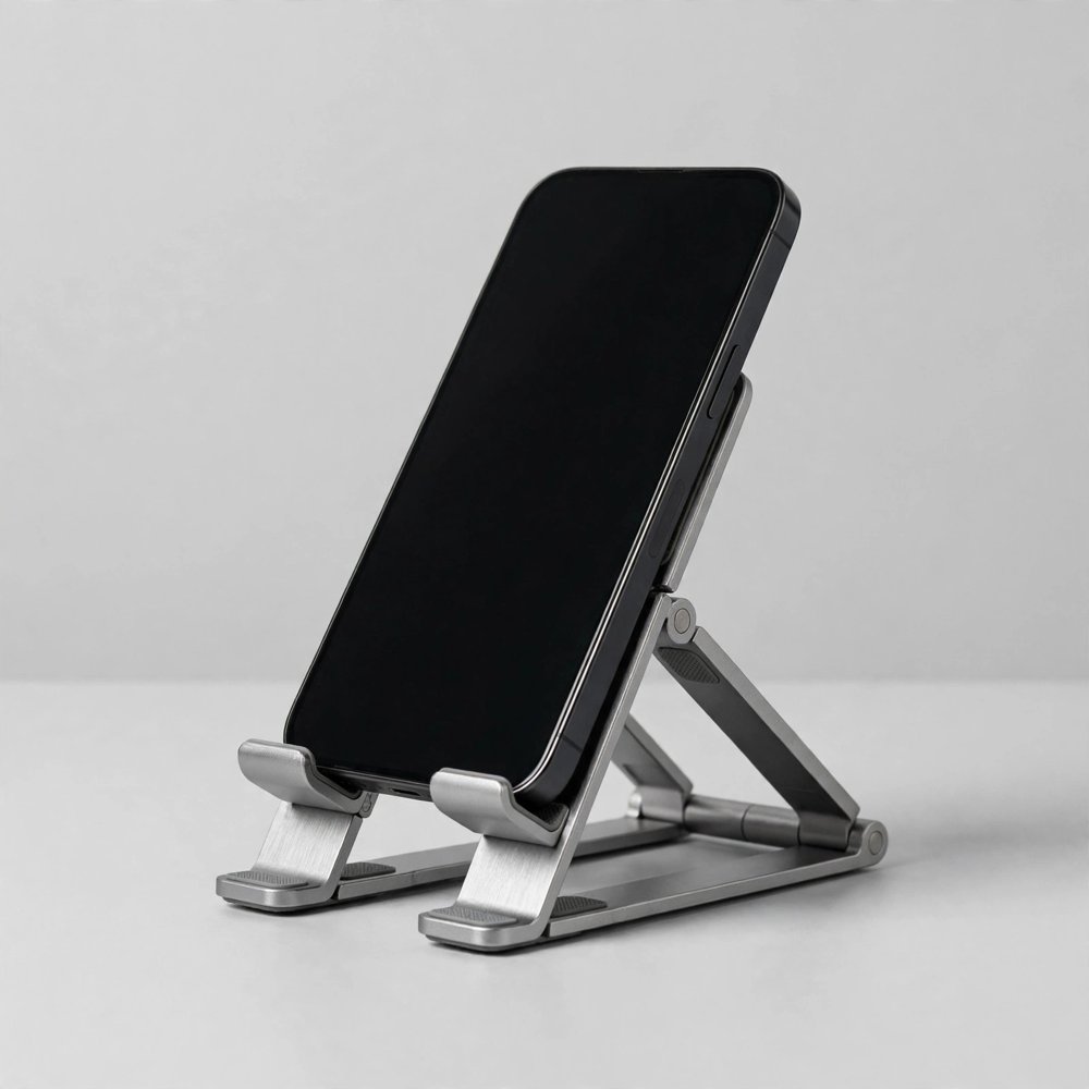 Mobile Phone Stand — Adjustable Aluminium, Foldable price in Pakistan